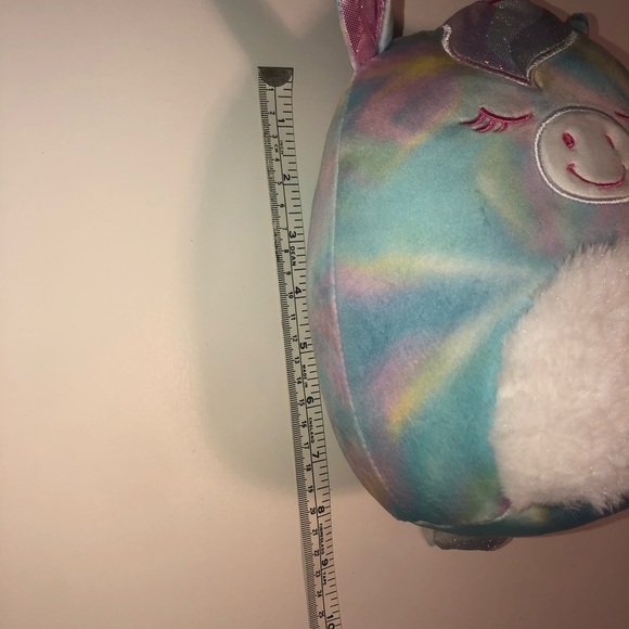 SQUISHMALLOWS Kellytoy Anouk The Tye Dye Unicorn Plush Mystery Plush 8” - Picture 5 of 5